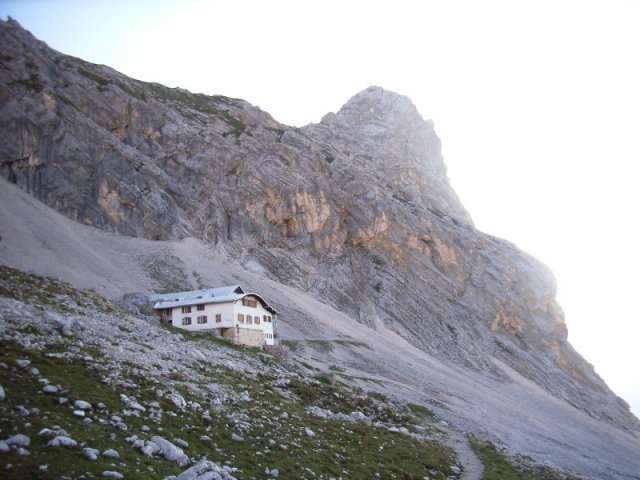 Zugspitze über das Wiener-Neustädter Haus