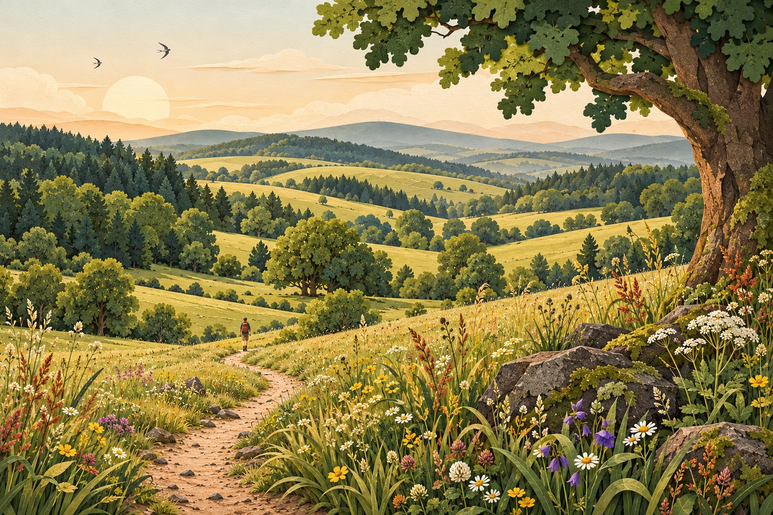 Symbolische KI-Illustration: Die Fernblick-Tour